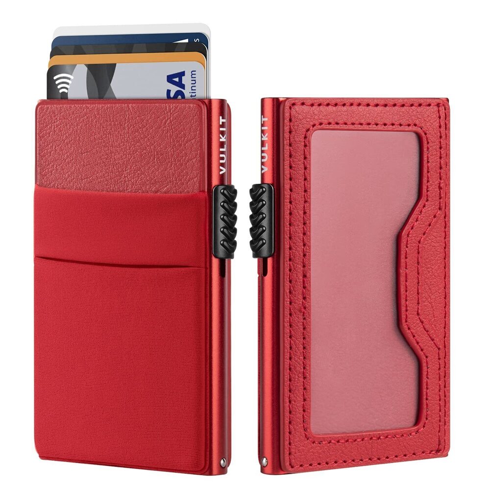6691 Minimalist Wallet with ID Window & EDC Pocket Pop Up Card Holder RFID